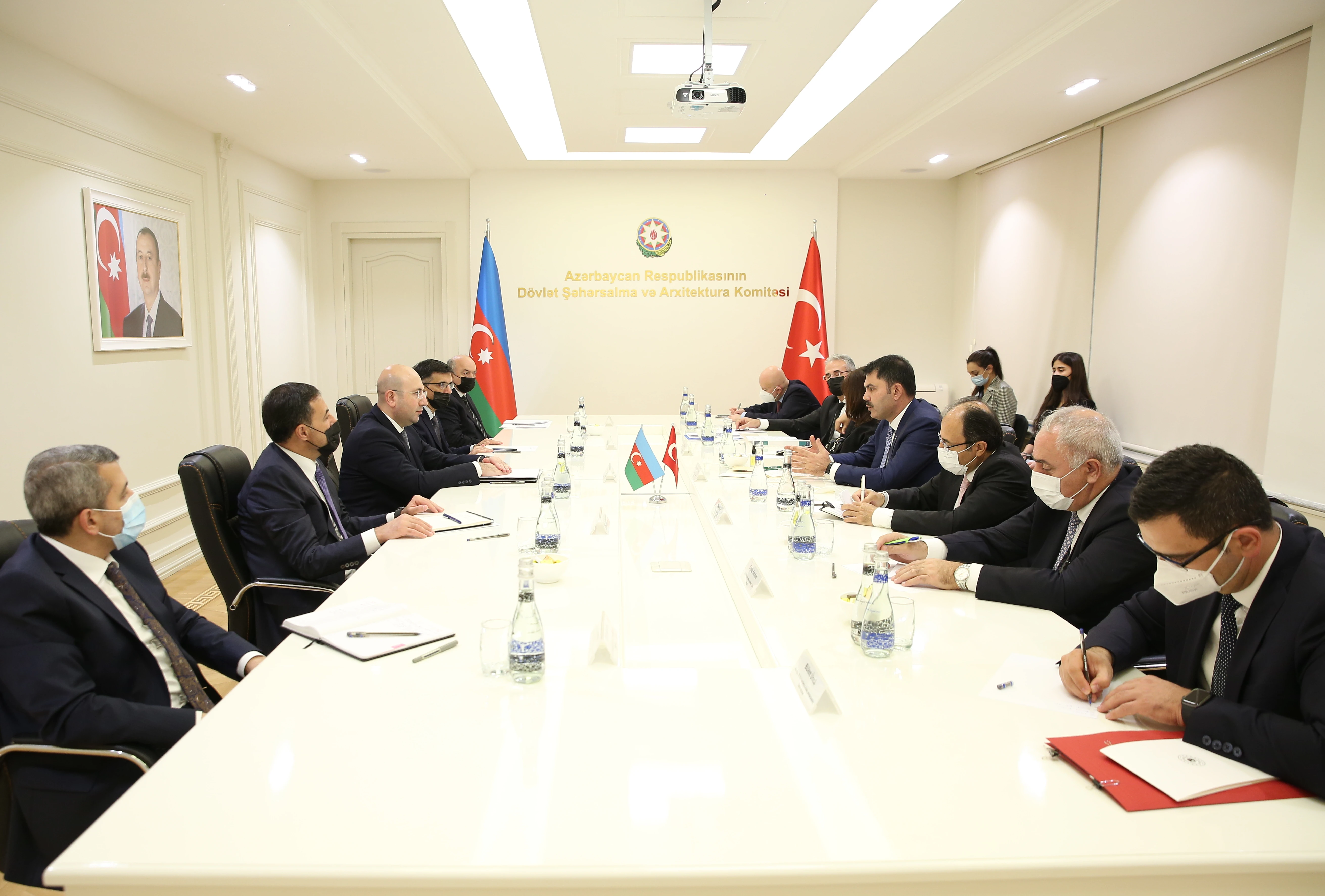 Chairman of the State Committee for Urban Planning and Architecture received the Minister of Environment and Urban Development of the Republic of Turkey
