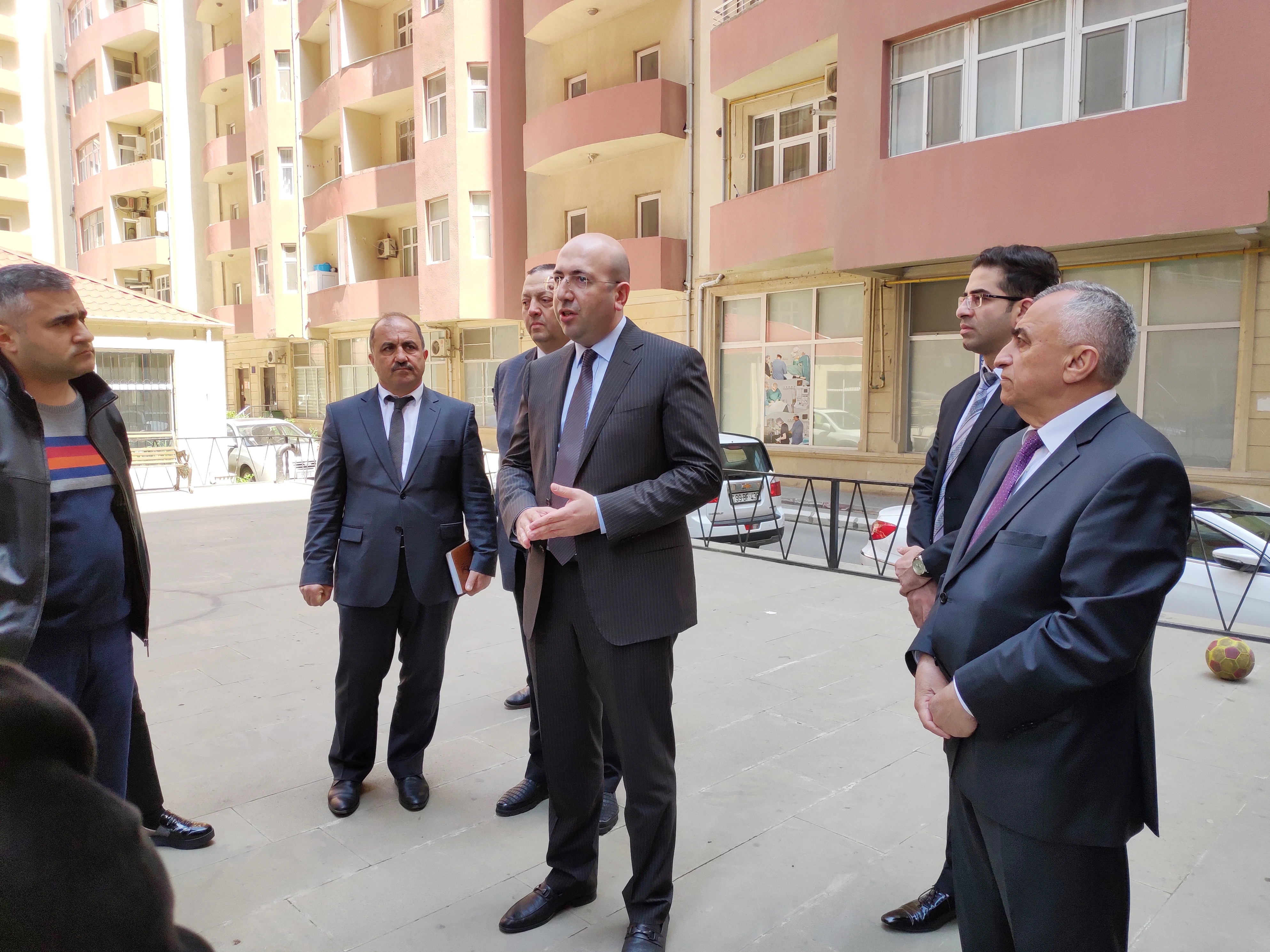 Illegal Construction Operations Stopped by the State Committee on Urban Planning and Architecture at 17, Suleyman Vezirov str., Khatai District, Baku City