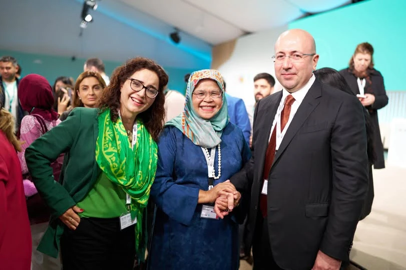 Anar Quliyev WUF13 çərçivəsində Maimunah Mohd Şəriflə həmsöhbət olub