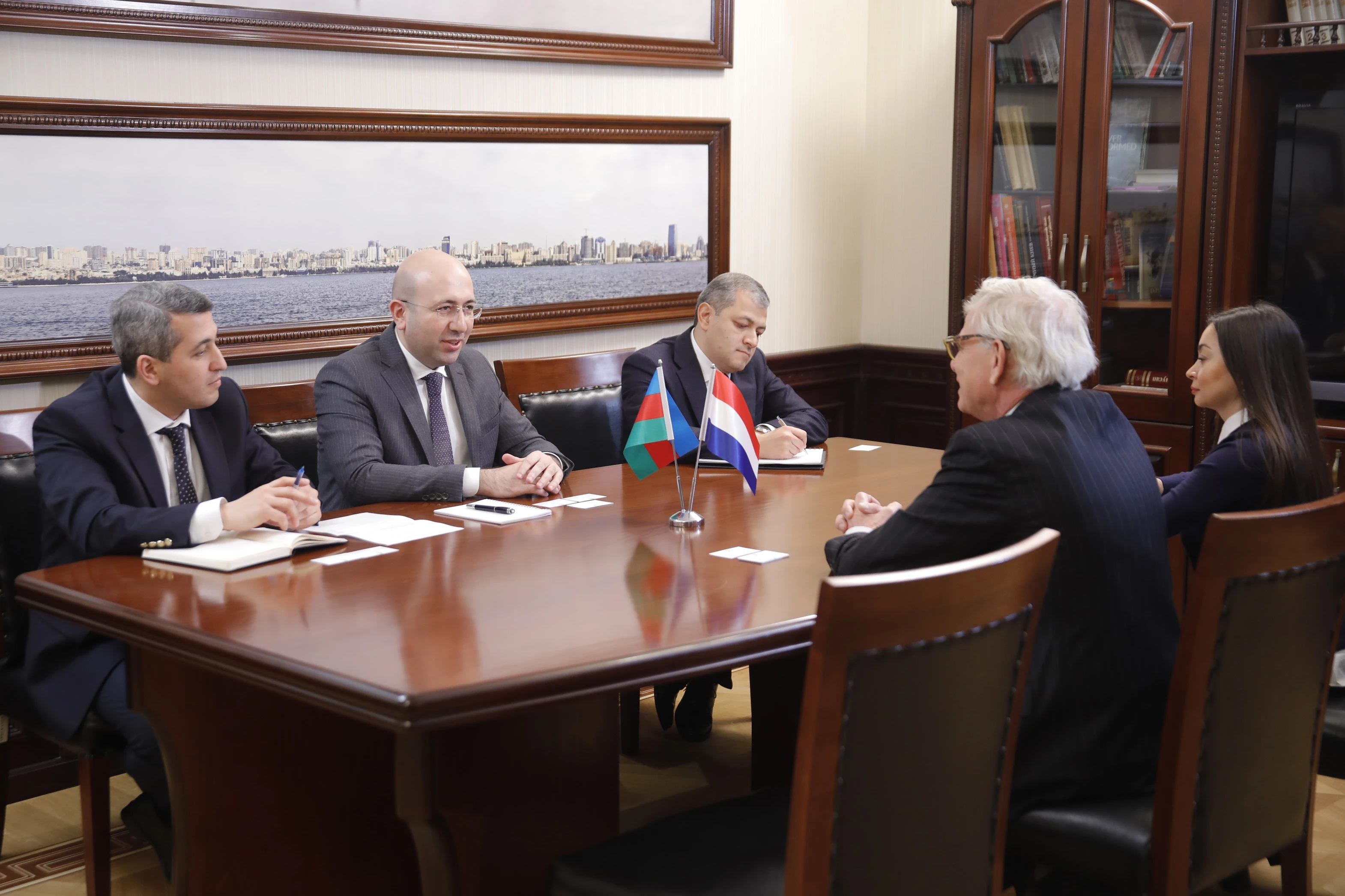 The Chairman of the State Committee on Urban Planning and Architecture received the Ambassador of the Kingdom of the Netherlands to the Republic of Azerbaijan